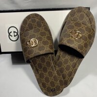 Dép quai ngang nam Gucci cao cấp sọc đều Full box