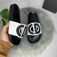 dép quai ngang nam nữ chữ cờ đờ (đế trơn)