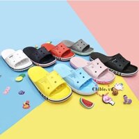 DÉP QUAI NGANG NAM NỮ CROCS BAYA CÁ SẤU ĐỦ MÀU