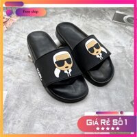 Dép quai ngang nam nữ hình KARL cool ngầu hot 2023