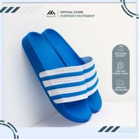 Dép quai ngang nam nữ màu xanh dương quai trắng dép quai ngang M Masler MT với dòng đế êm chân chống trượt - 34