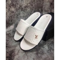 Dép quai ngang nam thời trang cao cấp V có 2 màu trắng đen