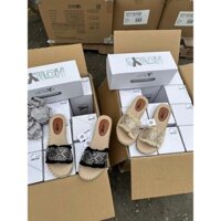 Dép quai ngang nữ Hailys 🌈 Dép đi biển quai vải đế cói cao su xuất dư 0223