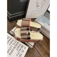 Dép quai ngang nữ phối vải siêu xinh