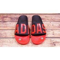 Dép Quai Ngang Thời Trang Nữ Đen Đỏ