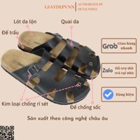 Dép Rọ Chiến Binh Đế Xuồng Nam Nữ Bít Mũi Detaunisex Mã DETA41
