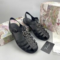 Dép rọ gc nam mẫu mới bắt vít - khuy vàng đen phong cách.Dép sandal thời trang