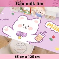 [ĐẸP - SẴN] Miếng dán bàn học tiện ích chống thấm nước 65 x 125 cm - mẫu cho bé gái và bé trai mới nhất