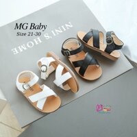 Dép Sandal Bé Gái - Dép Quai Hậu Bé Gái Quai Dán Đế Chống Trơn Trượt MG Baby M062