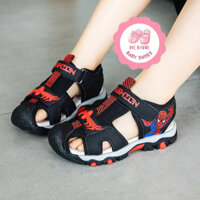 Dép sandal cho bé trai, dép quai hậu xăng đan rọ người nhện trẻ em đế siêu mềm êm chân hàng qc cao cấp size đại 26-36