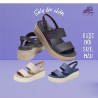 Dép sandal cross quai hậu xăng đan nữ đế cao 6cm chống trơn trượt đế bằng cute KORO SANDAN