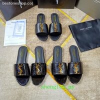 △Dép Sandal Đế Bằng YSL Dép Nữ Gia Đình 100507