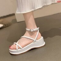 Dép sandal đế xuồng xỏ ngón chéo fullbox cực xinh