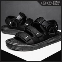 Dép Sandal Nam 3 Quai, Dép Xăng Đan Học Sinh Quai Dù Chắc Chắn DP23 - Đen - 38