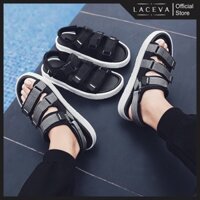 Dép Sandal Nam 3 Quai, Dép Xăng Đan Học Sinh Quai Dù Chắc Chắn DP23 - Ghi - 38