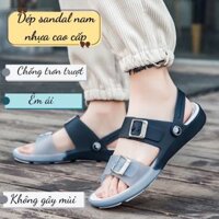 Dép Sandal Nam Nhựa EVA Cao Cấp – Đế Cao Su Chống Trơn, Nhẹ Êm, Thoáng Khí, Size 40-45 | Timo_lux