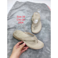 dép sandal nữ crocs đi mưa, 2hand, chính hãng, size 39, cao 2p
