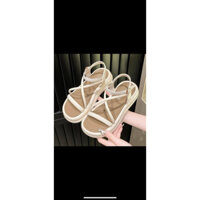 Dép sandal nữ đế bánh mì cao 3cm thoải mái xinh xắn êm chân tiện lợi