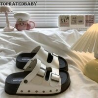 dép sandal nữ dép đế cao Thoải Mái Xinh Xắn Phối hợp dễ dàng Kiểu dáng độc đáo Lịch lãm Bảnh bao