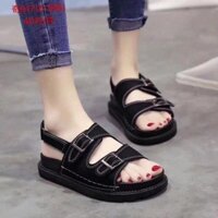 Dép Sandal Nữ Quai Khoá Ngang Dáng Bánh Mì