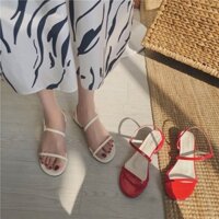 dép sandal nữ quai mảnh casual