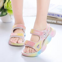 Dép sandal quai hậu cho bé gái , giày có quai dán có size từ 26 đến 37