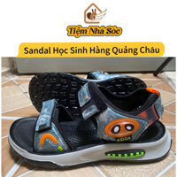 Dép Sandal Quai Hậu Học Sinh Bé Trai Hàng Quảng châu Đế Khâu , Mềm Chống Trơn Trượt Màu Cute