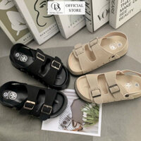 Dép sandal quai hậu khoá cài trang trí đinh cá tính