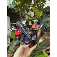 Dép sandal quai ngang cho bé trai - dép quai hậu siêu nhân nhện khâu đế bền đẹp C809