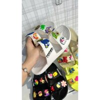 dép sandal💖FREESHIP💖dép sandal cross họa tiết xanh neon MAITRAN121 tặng thêm 10jibtiz cài dép sandal
