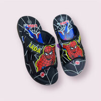 Dép siêu nhân người nhện quai ngang đế 1,5cm cho bé Trai