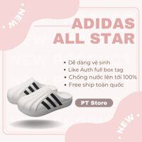 Dép sục Adidas Adifom Superstar Mule_3 sọc cao su đúc nguyên khối đế cao 2,5cm siêu êm Full Box