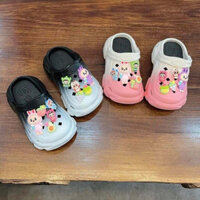 Dép Sục Bé Gái Loang LABUBU- Giày Sục Quai Hậu Cho Bé Gái Trẻ Em Chống Trơn Trượt (Loang  tím hồng LABUBU )