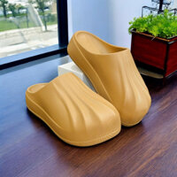 Dép sục bít mũi nam nữ đúc nguyên khối đế cao 4cm siêu êm chân chống nước kiểu dáng Bacsic D7752