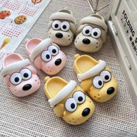 Dép sục cho bé chó mắt to chống trượt và chống va chạm Dép crocs cho bé trai và bé gái thoải mái