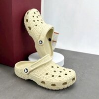 Dép sục crocs baya vân cá sấu, giày sandal nữ crocs classic crocskin clogs nam nữ -shopmoine.genz