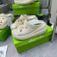 Dép Sục Crocs Clog Đế Xuồng - Cross đế cao tôn dáng hàng cao cấp 2024 HOT
