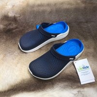DÉP SỤC CROCS LITERIDE  CHO CẢ NAM VÀ NỮ MÀU XANH NAVY