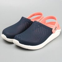 DÉP SỤC CROCS LITERIDE MÀU NAVY LÓT CAM