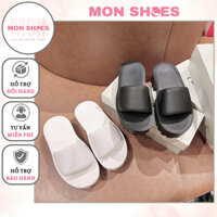 Dép sục đế bánh mì cao 5cm, dép nữ, giày đế đúc cao su xốp pha chống trơn trượt Mon shoes M22