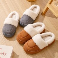 Dép Sục Lông Vũ Đi Trong Nhà 3 Phối Màu Cực Xịn, Ấm Áp