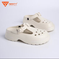 Dép sục Nesty NE21 thiết kế khóa cài hiện đại, siêu nhẹ êm chân, chống trơn trượt