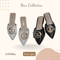 Dép Sục Nữ Tag Đá Đen Trắng Cực Đẹp