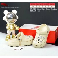 Dép sục REDLEO nữ cao 5cm, dép đúc cao su EVA nguyên khối, chống nước chống trơn, hottrend hiện nay, mã DRL40-3