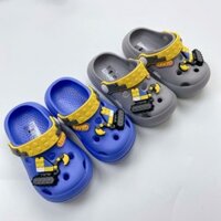 Dép sục tập đi CHEERFUL MARIO chính hãng hình máy xúc đồ chơi cho bé trai windy baby