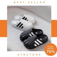 Dép Sục Thể Thao Adidas_Adifom, Dép Sục Đạp Gót_Adidas 3 sọc Nam Nữ Đen Trắng Full Box Bản C.Cấp