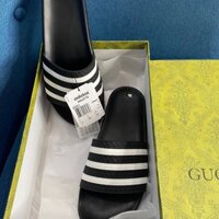 Dép thể thao adidas quai ngang, dép bánh mì đen thời trang với dòng đế chống trơn và cực êm chân