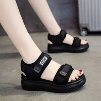Dép thể thao ngoài trời cho phụ nữ, dép đế dày, giày bãi biển, dép mùa hè thời trang, giày đế bệt, dép bố phẳng