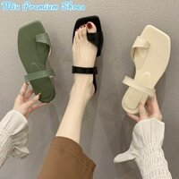 Dép thời trang nữ Dép đơn giản Dép đế thấp thoải mái thông thường Dép La Mã