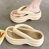 Dép tông kẹp ngón nữ bản phối màu, dép xỏ ngón nữ 2 màu độn 5cm M04 DéP GiàY Shoes Nhung